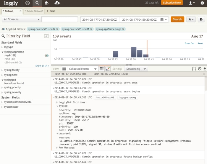 Network Devices and Router Logs Loggly