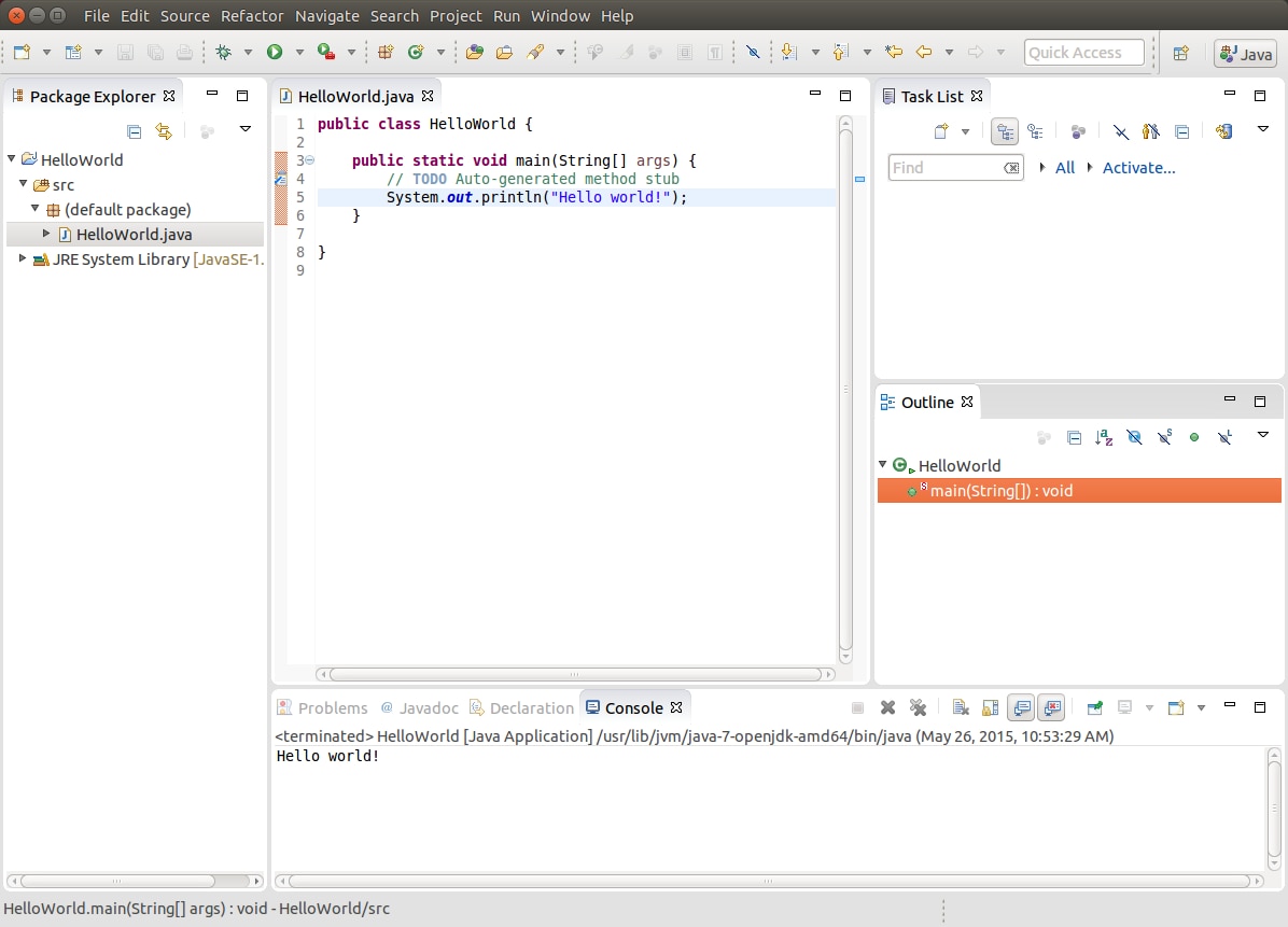 eclipse development tools and java development kit jdk