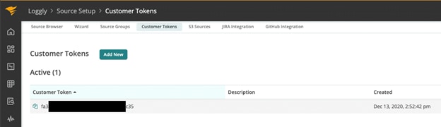 Setting up Loggly to pull data for the memory leak