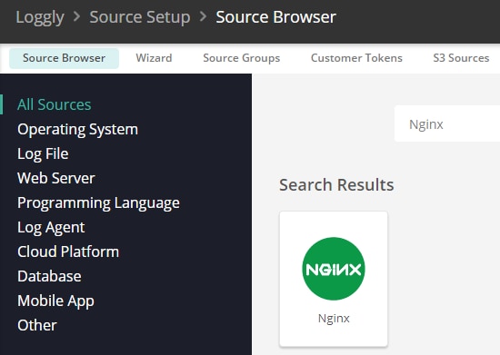 Setting up Ngin Log Source in Loggly