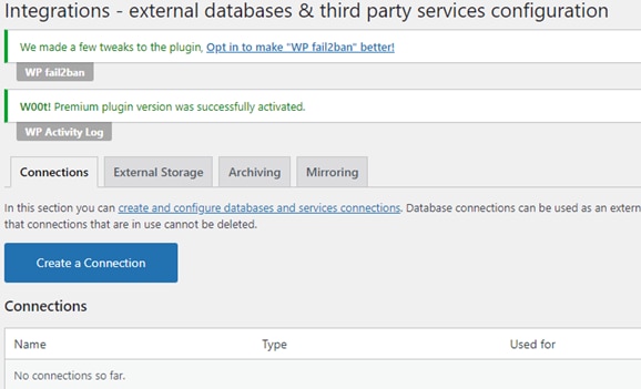 Integrating to an external service like Loggly is an easy way to create comprehensive WordPress log management