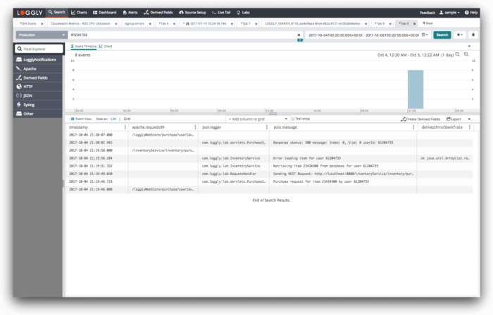 Loggly Transaction Event Tracing 1